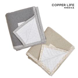 [Copper Life] Copper Fabric Baby Blanket, Knee Blanket _ Baby shower Gift, Anti-static, Non-irritating Antimicrobial _ Made in KOREA